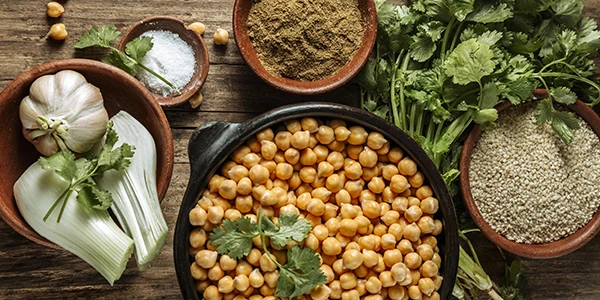 garbanzos en ensaladas